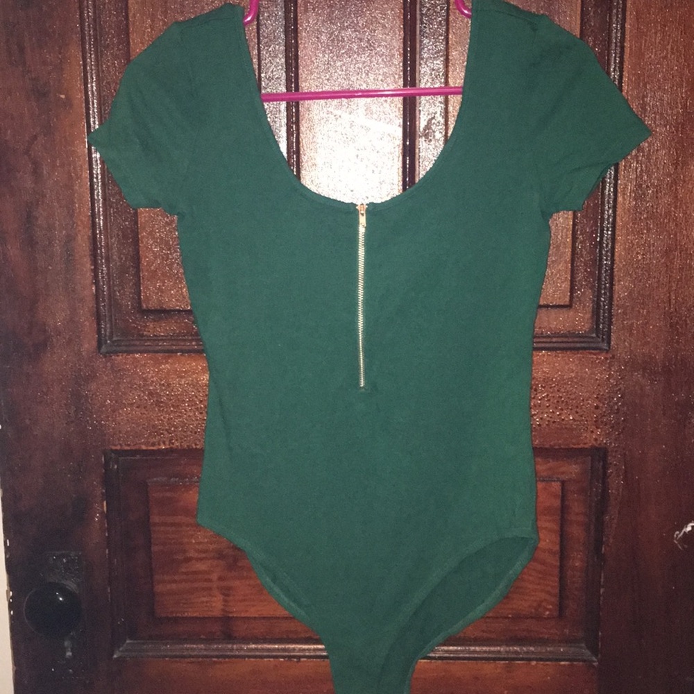 Green body suit